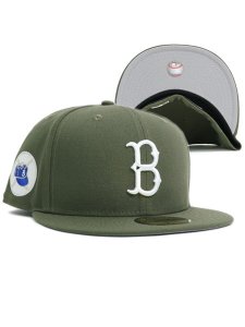 画像1: NEW ERA 59FIFTY CS DODGERS CTWN B WS1955 U/GY FB (1)