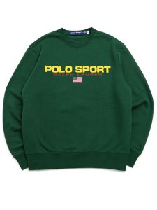 画像1: 【送料無料】POLO RALPH LAUREN POLO SPORT FLEECE SWEATSHIRT GRN/GLD/RED (1)