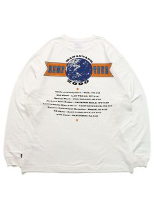 画像1: MANASTASH HEMP L/S TEE HEMP TOUR 2000 WHITE (1)