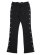 画像1: 【送料無料】EPTM. FRENCH TERRY SNAP FLARED PANT-BLACK (1)