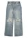 画像1: 【送料無料】EPTM. DISTRESSED BAGGY JEANS-DENIM BLUE (1)