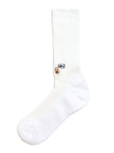 画像1: WHIMSY SOCKS EMJAY SOCKS WHITE (1)