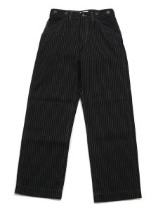 画像1: 【送料無料】SCHOTT OLD HICKORY DENIM PANTS BLACK (1)