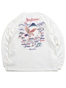 画像1: AVIREX EMBROIDERY TEE JAPAN MAP (1)