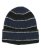 画像1: KANGOL FUZZY STRIPE BEANIE BLACK (1)