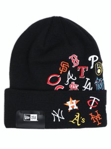 画像1: NEW ERA TEAM LOGO ALLOVER MLB BLACK (1)