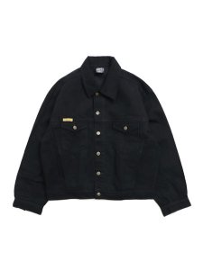 画像1: 【送料無料】PRISON BLUES RINSED BLACK WESTERN JACKET (1)