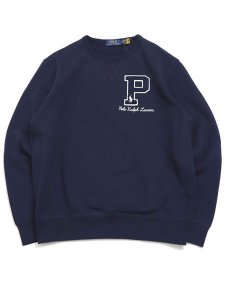 画像1: 【送料無料】POLO RALPH LAUREN LETTERMAN FLEECE CREW (1)