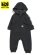 画像1: 【KIDS】CARHARTT KIDS FLEECE ZIP HOODED COVERALL-C.BLK HT (1)