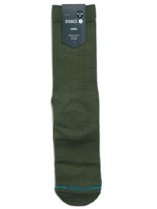 画像1: STANCE ICON SOCKS GREEN (1)