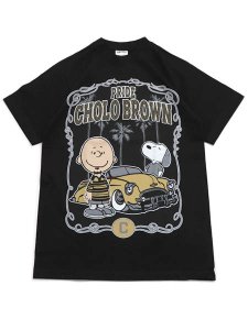 画像1: STREET WEAR PNTS PRIDE CHOLO BROWN TEE (1)