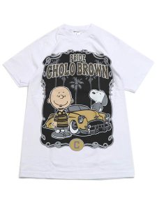 画像1: STREET WEAR PNTS PRIDE CHOLO BROWN TEE (1)