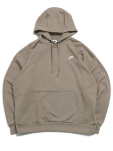 画像1: NIKE CLUB FT OVERSIZED HOODIE-KHAKI/KHAKI (1)