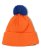 画像2: NEW ERA POM PON KNIT GORO-NEON ORANGE/ROYAL (2)