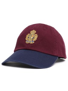 画像1: 【送料無料】POLO RALPH LAUREN TWO-TONE CREST TWILL BALL CAP (1)