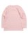 画像2: 【KIDS】FIVE STAR KIDS L/S TEE-LIGHT PINK/WHITE (2)