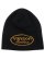 画像1: VANSON JACQUARD LOGO BEANIE BLACK/YELLOW (1)