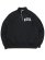 画像1: NIKE CLUB BB ARCH HALF ZIP LS TOP-BLACK/WHITE (1)