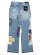 画像2: 【送料無料】EPTM. PATCHWORK JEANS-BLUE (2)