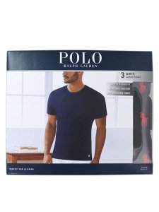 画像1: POLO RALPH LAUREN SLIM FIT 3PCS CREW S/S TEE (1)