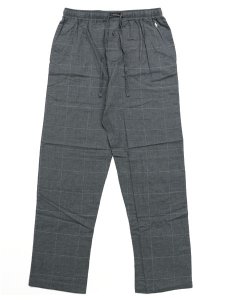 画像1: POLO RALPH LAUREN FLANNEL PJ PANT CHARCOAL CRESCENT CREAM (1)