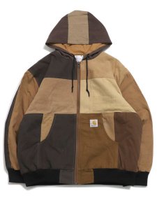 画像1: 【SALE】【送料無料】MR.REMAKE MAN REMAKE DUCK PW PARKA BROWN ASSORT (1)