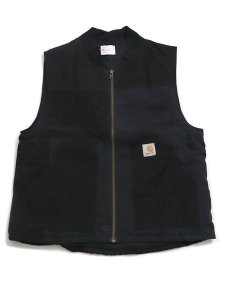 画像1: 【SALE】【送料無料】MR.REMAKE MAN REMAKE DUCK VEST BLACK ASSORT (1)