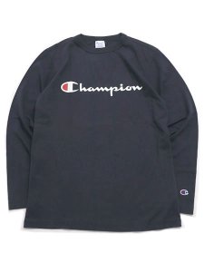 画像1: 【MEGA SALE】CHAMPION BASIC LOGO LONG SLEEVE TEE (1)