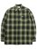 画像1: CALTOP FL PLAID L/S SHIRT OLIVE/BLACK (1)