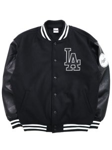 画像1: 【送料無料】FANATICS MELTON PU STADIUM JACKET DODGERS (1)