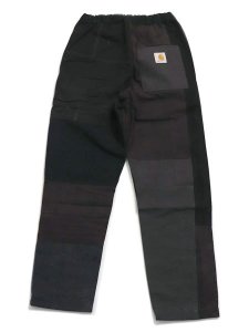 画像1: 【SALE】MR.REMAKE MAN REMAKE DUCK CHEF PANTS BLACK ASSORT (1)