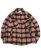 画像1: 【送料無料】EPTM. SIDE SLIT FLANNEL SHIRT-PINK (1)