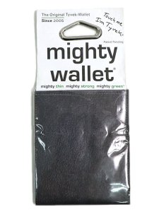 画像1: 【SALE】MIGHTY WALLET VINTAGE BLK LEATHER (1)