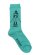 画像2: WHIMSY SOCKS TAKE ME SKI SOCKS TEAL (2)