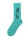 画像1: WHIMSY SOCKS TAKE ME SKI SOCKS TEAL (1)