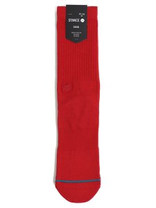 画像1: STANCE ICON SOCKS RED (1)