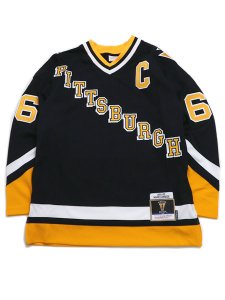 画像1: 【送料無料】MITCHELL & NESS NHL DARK JERSEY PENGUINS 1992 M.LEMIEUX (1)