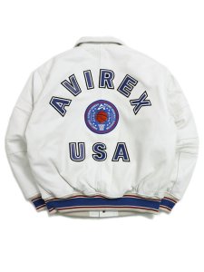 画像1: 【送料無料】AVIREX NBA ALL TEAM LEATHER JACKET (1)