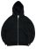 画像1: 【送料無料】REIGNING BRUSHED FLEECE ZIP HOODIE BLACK (1)