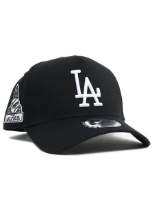 画像1: NEW ERA 9FORTY A-FRAME BLACK & WHITE DODGERS (1)