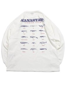 画像1: MANASTASH CiTee L/S TEE LURE WHITE (1)