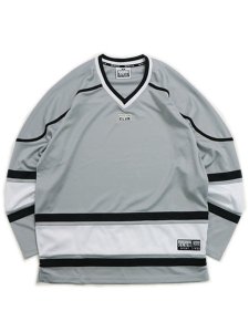 画像1: 【送料無料】PRO CLUB HEAVYWEIGHT HOCKEY JERSEY SILVER (1)