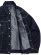 画像5: 【送料無料】FUBU METALLIC DENIM JACKET NAVY (5)