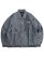 画像1: 【送料無料】FUBU METALLIC DENIM JACKET SILVER (1)