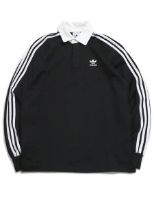 画像1: ADIDAS RUGBY POLO-BLACK (1)