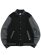 画像1: PRO CLUB FLEECE BASEBALL JACKET-BLACK/CHARCOAL (1)