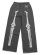 画像1: 【送料無料】VANSON PIGMENT DYED BONE SWEAT PANTS BLK/WHT (1)