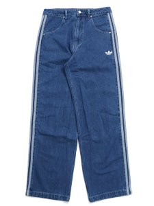 画像1: 【送料無料】ADIDAS DENIM FIREBIRD PANT-MIDIUM BLUE DENIM (1)