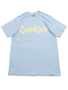 画像1: COOKIES CLOTHING ORIGINAL LOGO TEE SKY BLUE/CREAM (1)