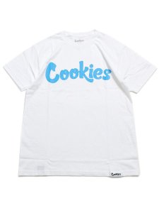 画像1: COOKIES CLOTHING ORIGINAL LOGO TEE WHITE/CBLUE (1)